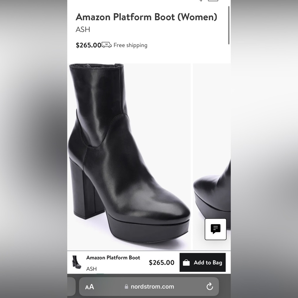 ASH Amazon black platform heels. I have only worn these maybe 3 times.